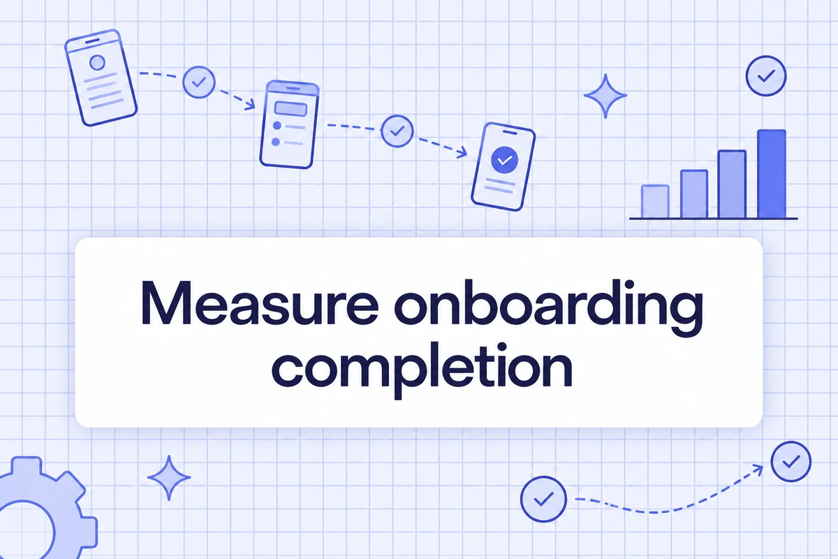 Measure onboarding completion