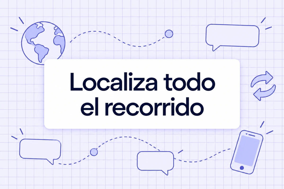 Localiza todo el recorrido