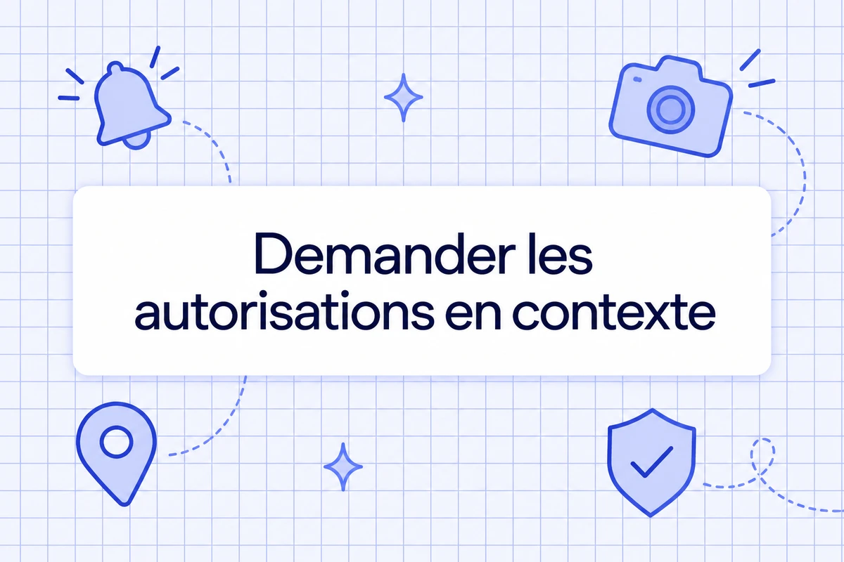 Demander les autorisations en contexte