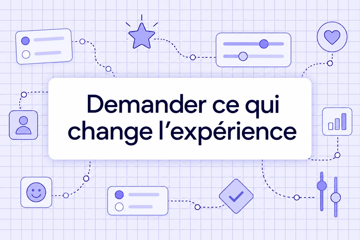 Demander ce qui change l’expérience